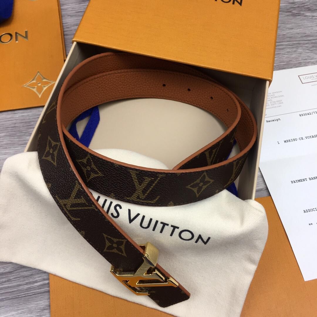 LV CINTURA INITIALES 30 MM REVERSIBILE